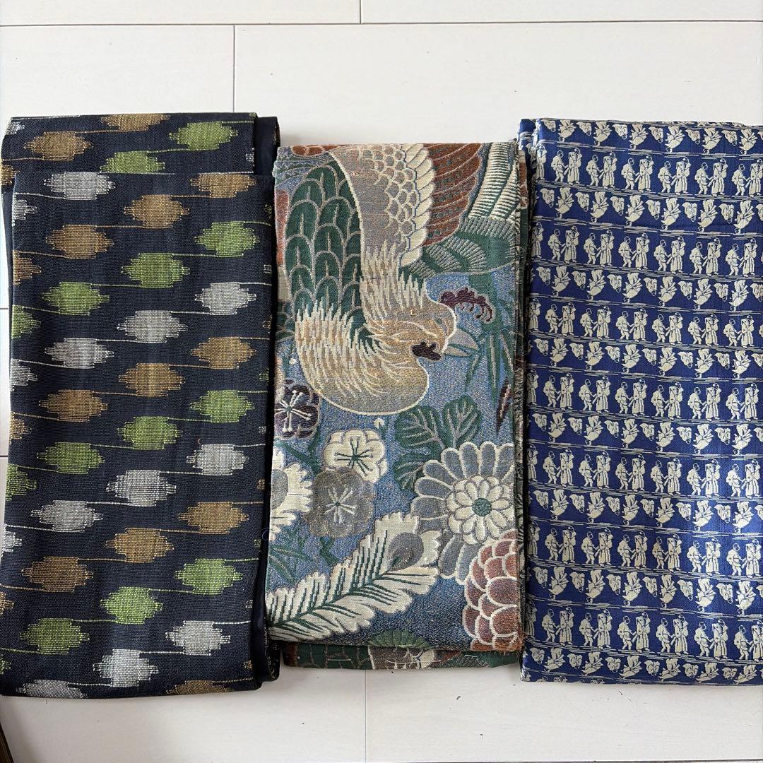 □S31□半幅帯 22点セット□大量まとめて売り□未使用品～汚れ有 半巾