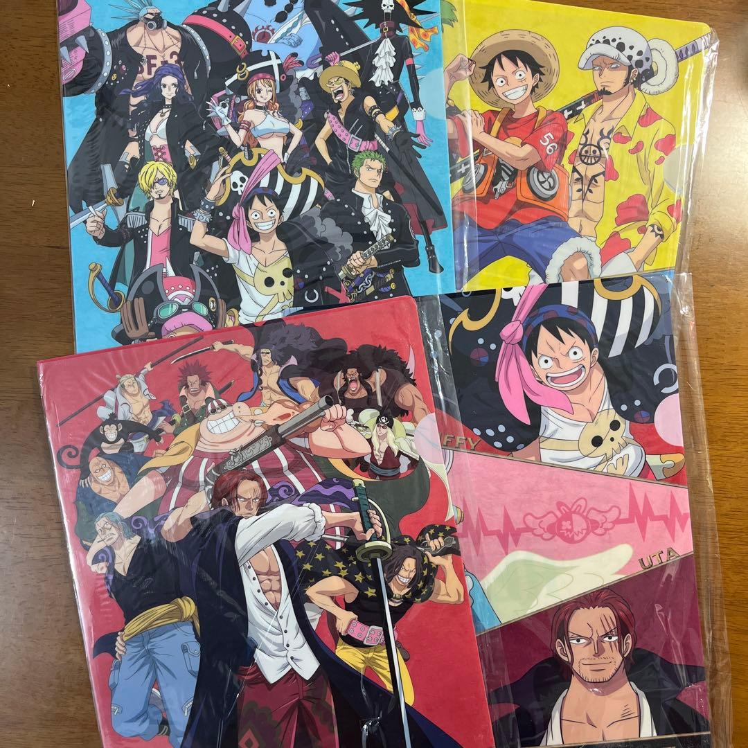 ワンピースフィルムレッド クリアファイルコレクション 4種セット