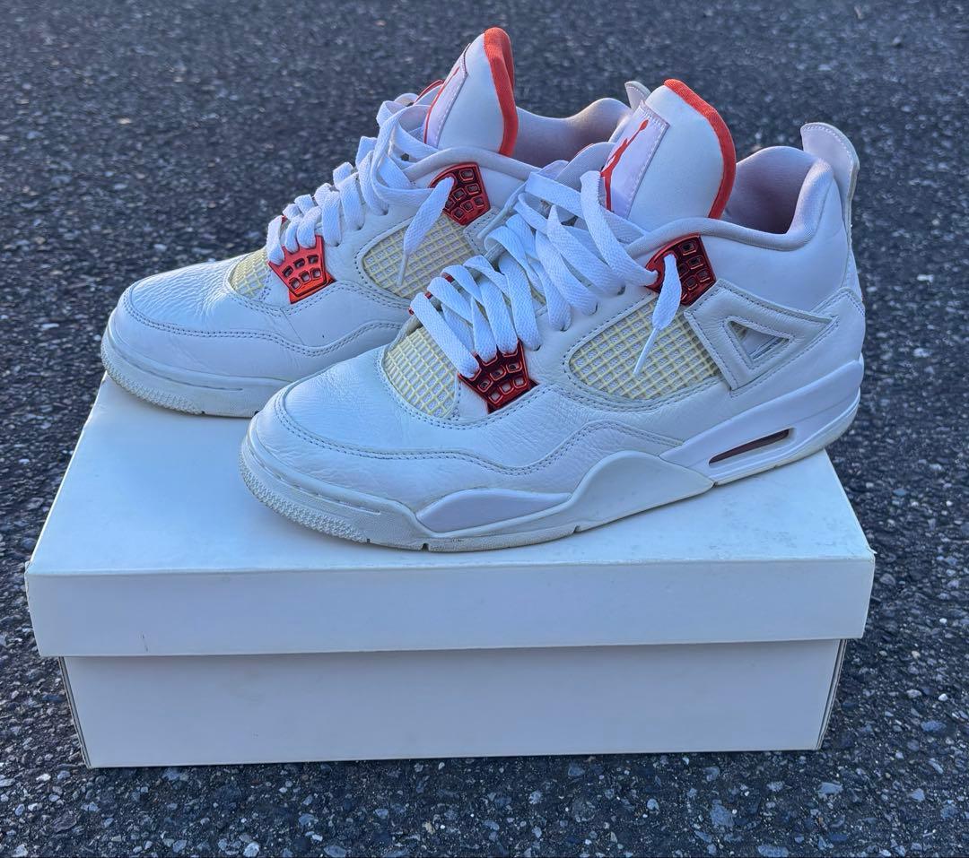 ジョーダン4 レトロ　オレンジ　26.5センチ 国内5月5日発売予定】ナイキ エアジョーダン 4 レトロ 