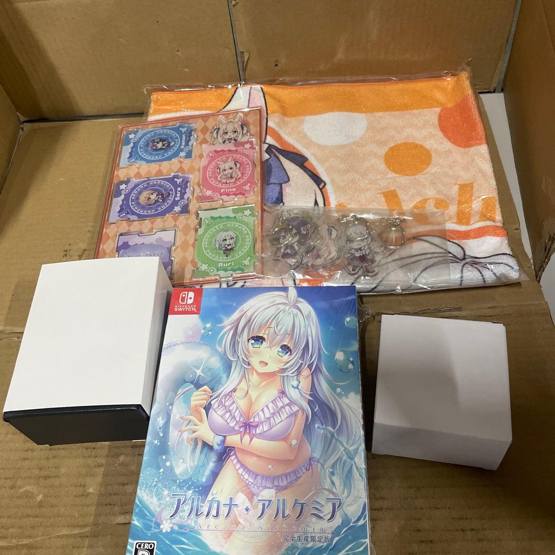新品 アルカナ・アルケミア 完全限定版 ファミ通DXパック 3Dクリスタル