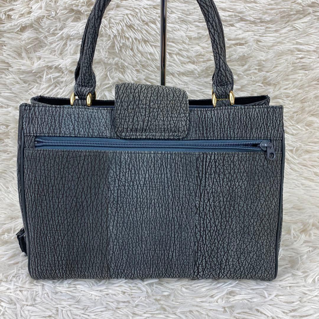 JRA認定】最高級 シャークスキン ハンドバッグ トートバッグ 鮫革