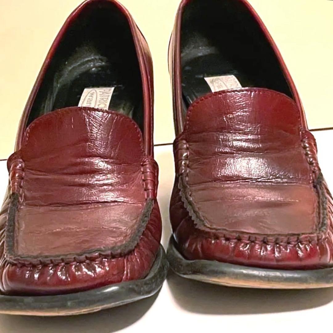 パトリックコックス Wannabeローファー ボルドー 38 1/2 イタリア製の