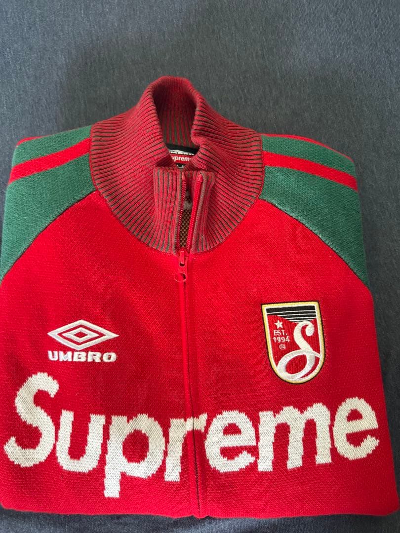 断*男様 Supreme x Umbro Zip Up Sweater 