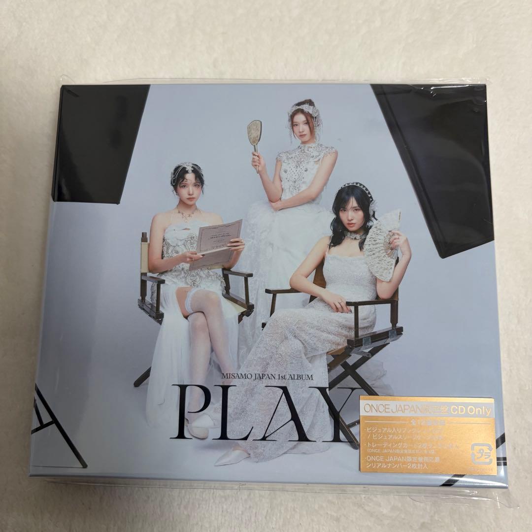 MISAMO PLAY ONCE JAPAN 限定盤 シリアル、トレカ無し - メルカリ
