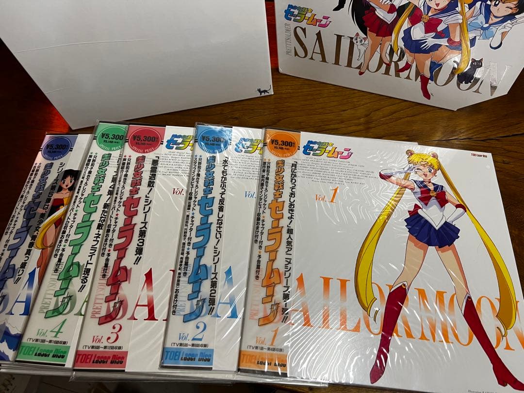 輸送箱付き・希少完品】美少女戦士セーラームーン LD-BOX 全12巻セット