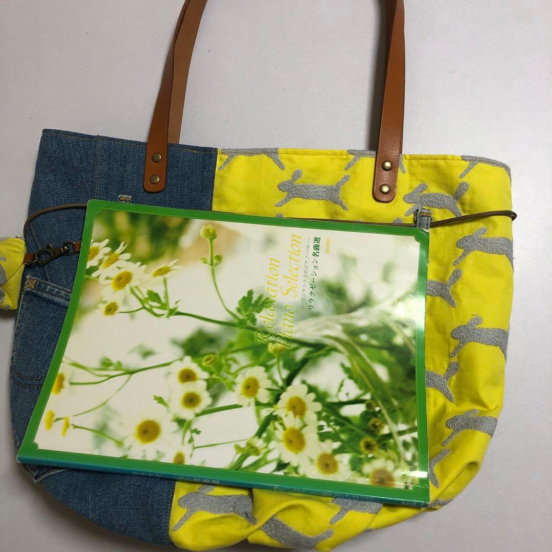 ミナペルホネン ＊ハンドメイド　Poco bag 《ランランラン》リメイクデニム