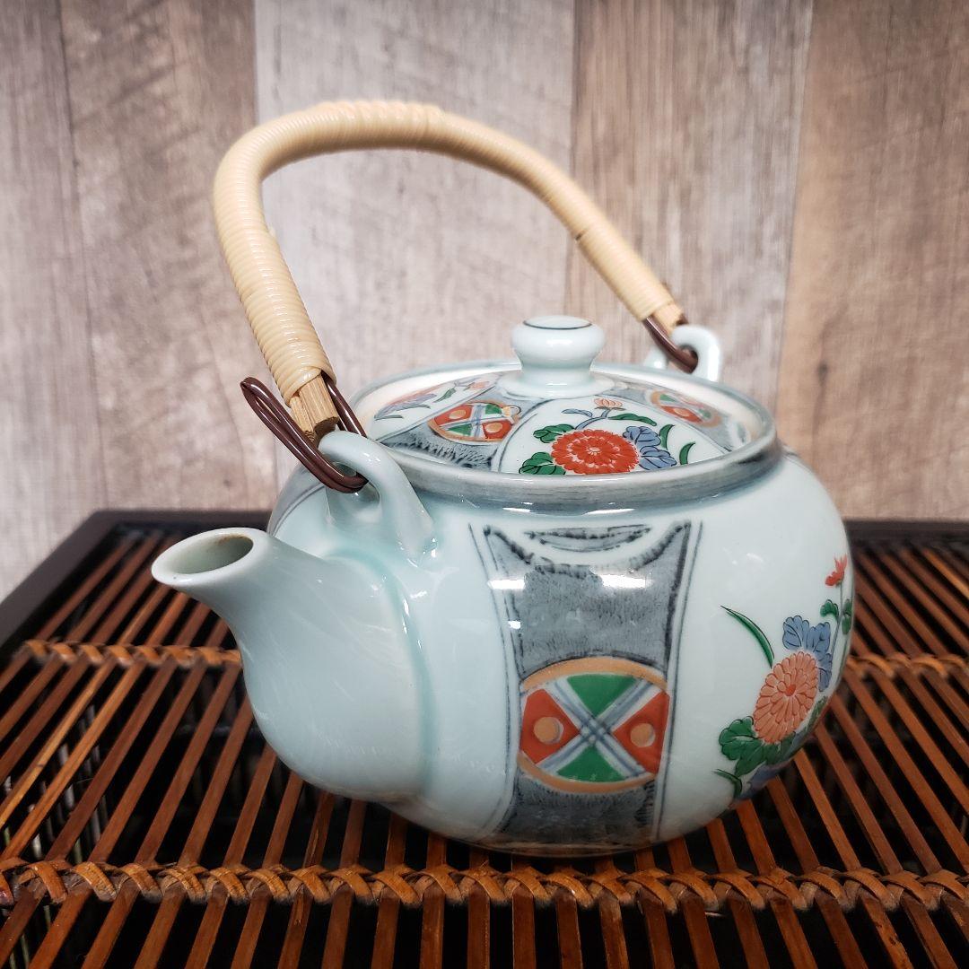 6点セット】有田焼/西峰作/茶器セット/湯呑み5客/急須/裏印入り