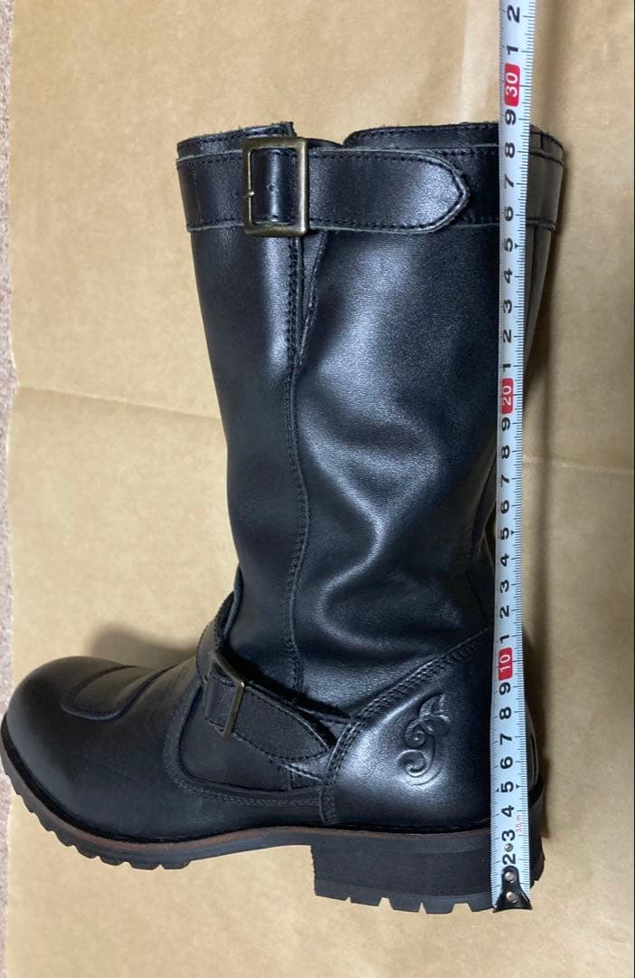 【美品】バイク用ブーツインディアン　OIM-022 8.5サイズ 26.5cm