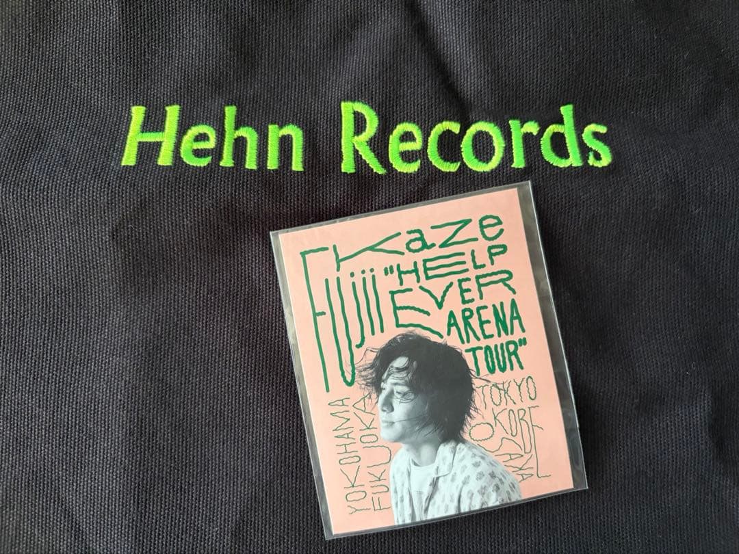 藤井風レコードバッグ 黒God Bless Us Hehn Records - メルカリ