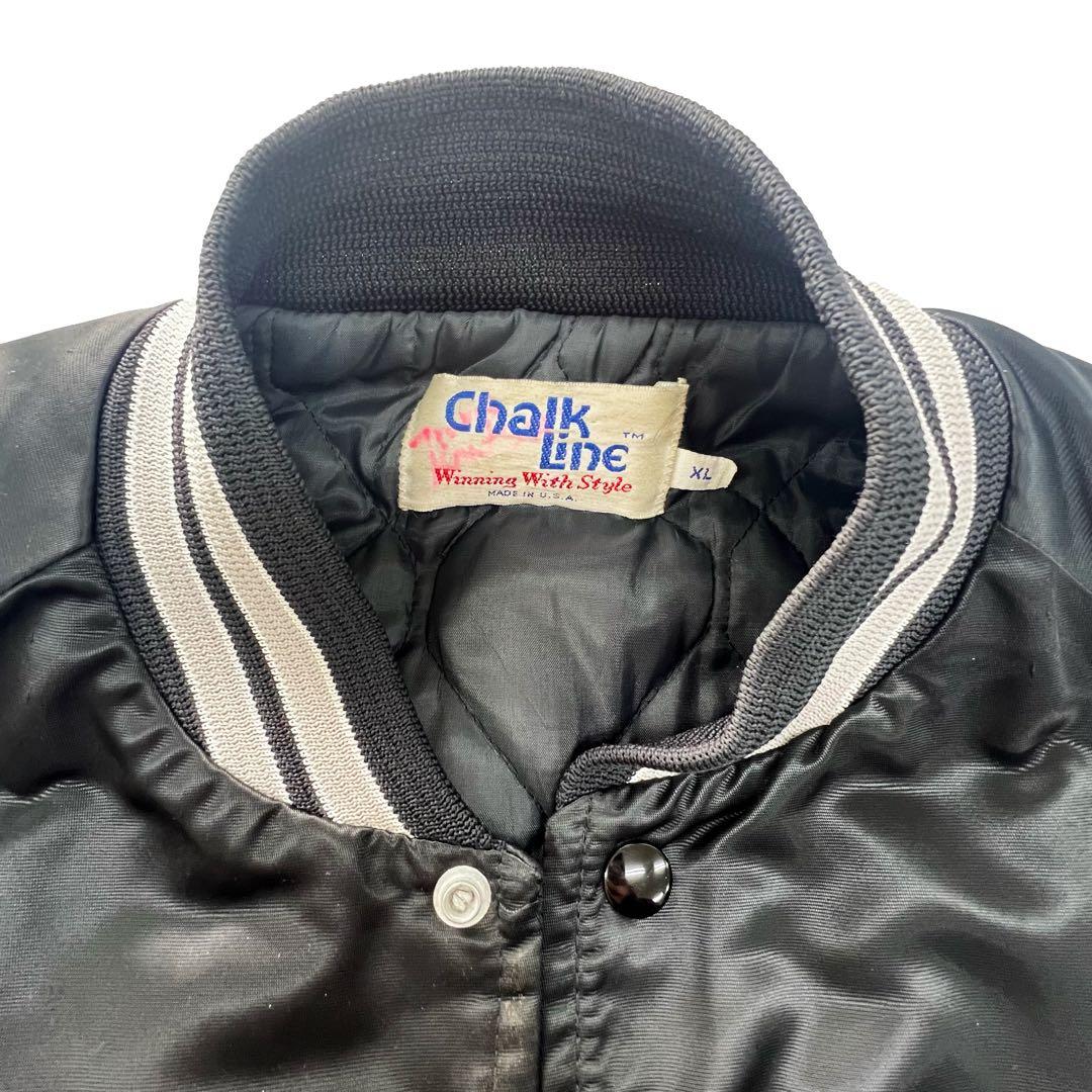 希少XL】チョークライン レイダース RAIDERS スタジャン - メルカリ
