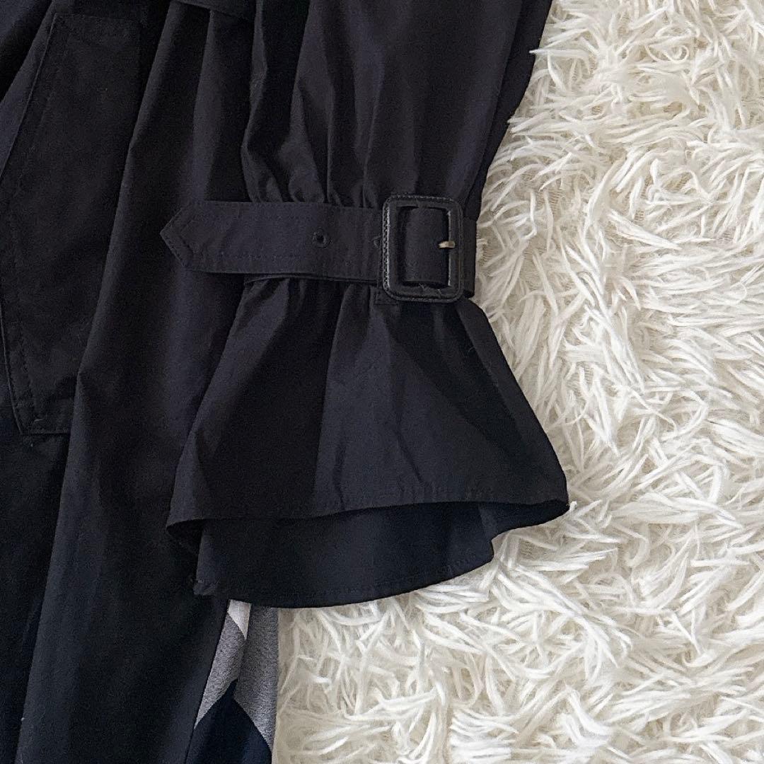 極美品✨ブルーレーベルクレストブリッジ チェック ベルト ロング