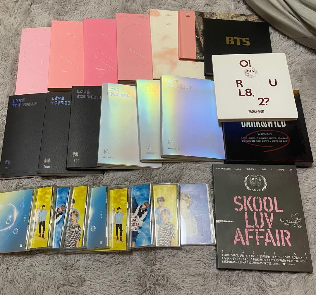 BTS アルバム まとめ売り トレカ+1枚おまけ（公式トレカ） bts アルバム トレカ まとめ売り - メルカリ