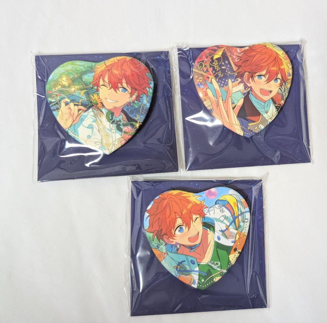 明星スバル 傾心ハート缶バッジ 中国 オフライン 3点セット - メルカリ