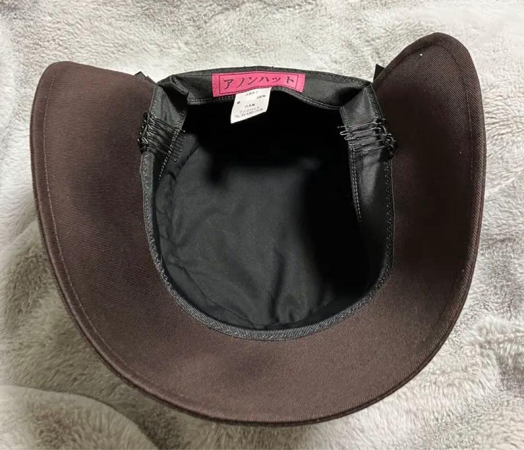 アノンハット 小公女のボンネット ブラウン×ブラック - メルカリ
