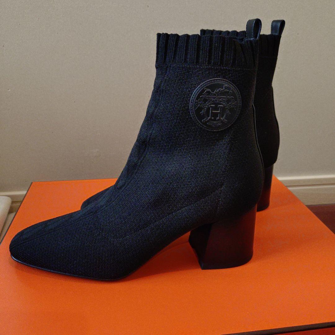 エルメスショートブーツ 《ヴォルヴェール》 60