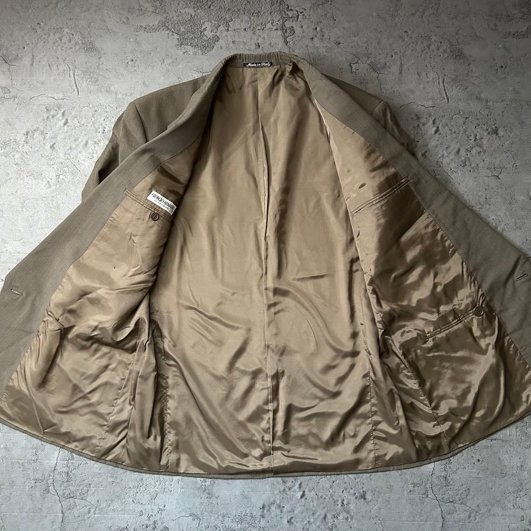 美品 90s ジョルジオ アルマーニ スーツセットアップ ダブル vintage