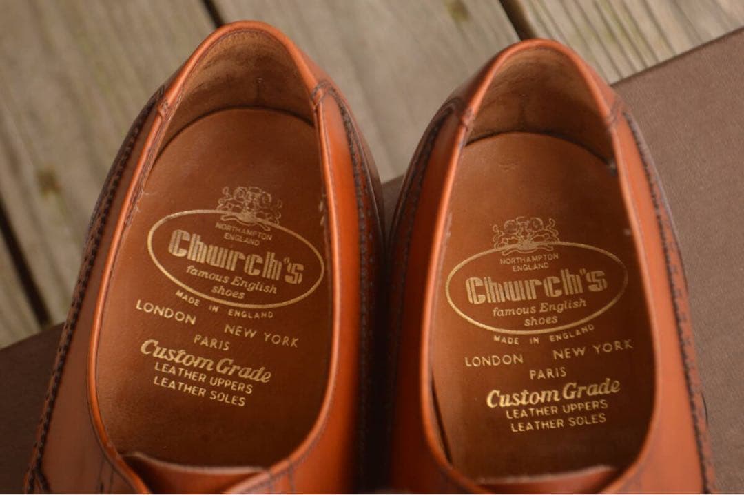 レア】旧チャーチ Church's CHADWICK 75F シューツリー付き - メルカリ