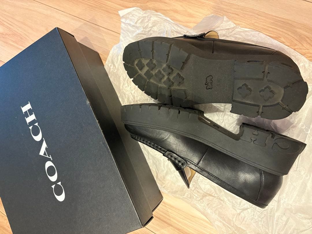コーチ COACH 箱付き RUTHIE ルーシー ローファー 23.5cm