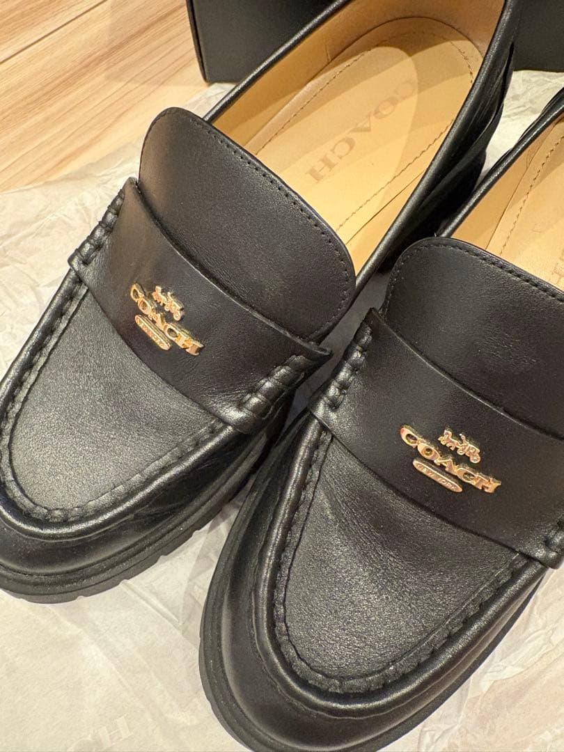 コーチ COACH 箱付き RUTHIE ルーシー ローファー 23.5cm