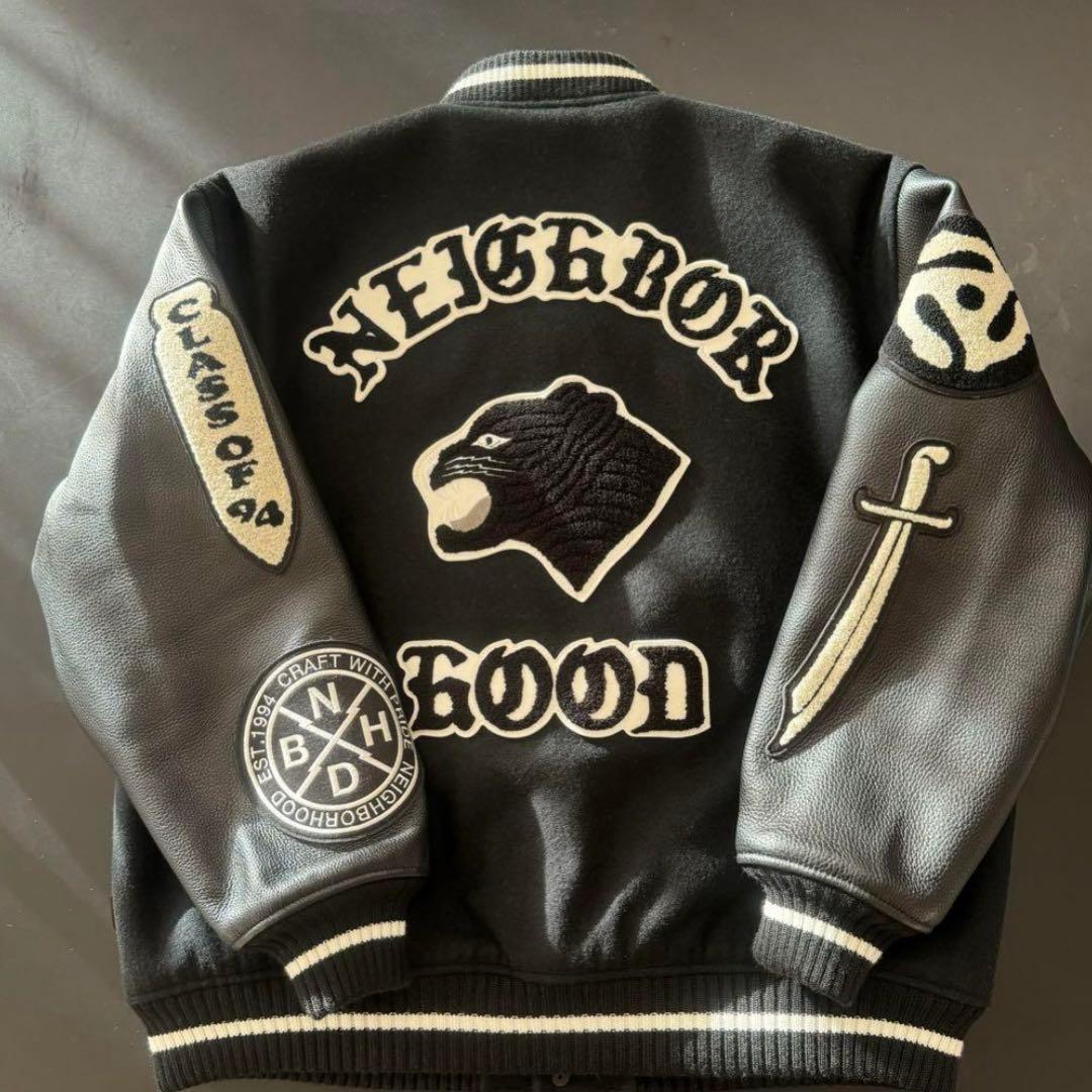 NEIGHBORHOOD STADIUM JACKET スタジャン ハンガー付き - メルカリ