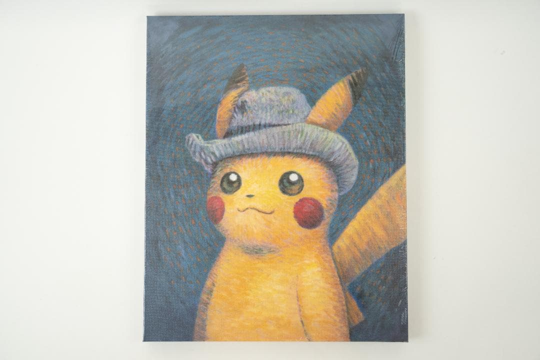 新品・美品・希少】ゴッホピカチュウ キャンバス ポケモンゴッホ展