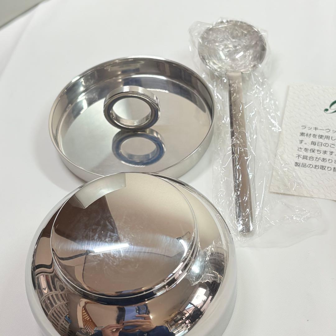 LUCKYWOOD ラッキーウッド コーヒーキャディー 18-8 ステンレス - メルカリ