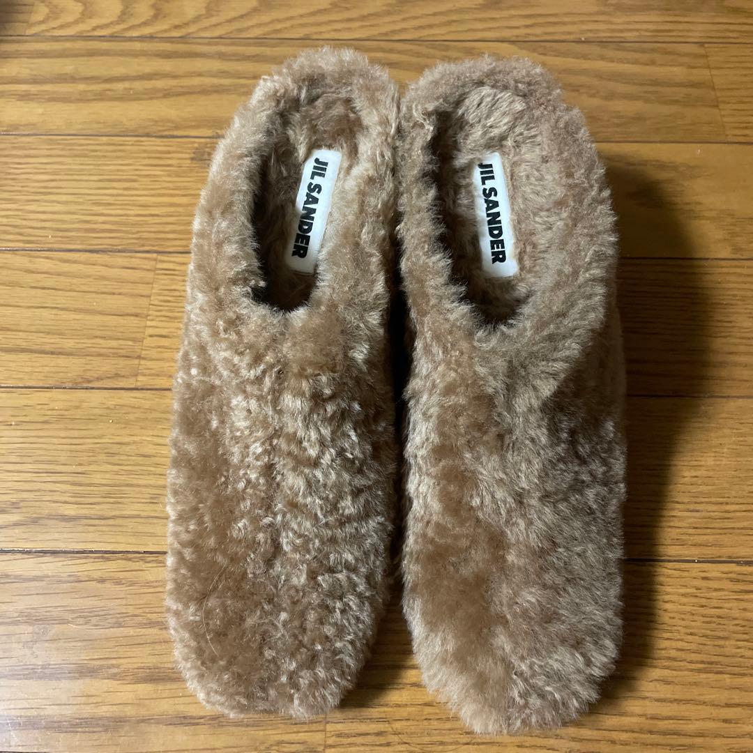 美品】JIL SANDER ⭐︎ ブラウンファーミュール 37 - メルカリ