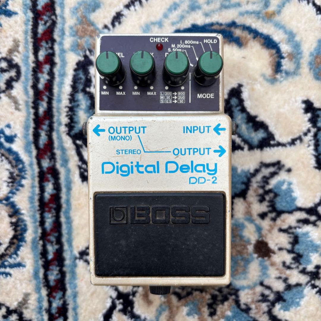 逸品　BOSS DD-2 Digital Delay ヴィンテージ Boss DD-2 Digital Delay (Blue Label) 1983 - 1986 | Reverb