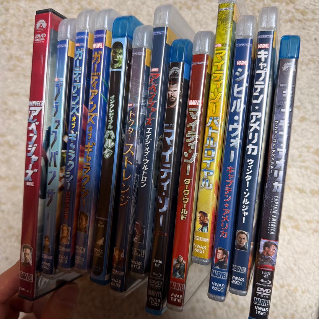マーベル映画 ブルーレイ コレクション - メルカリ