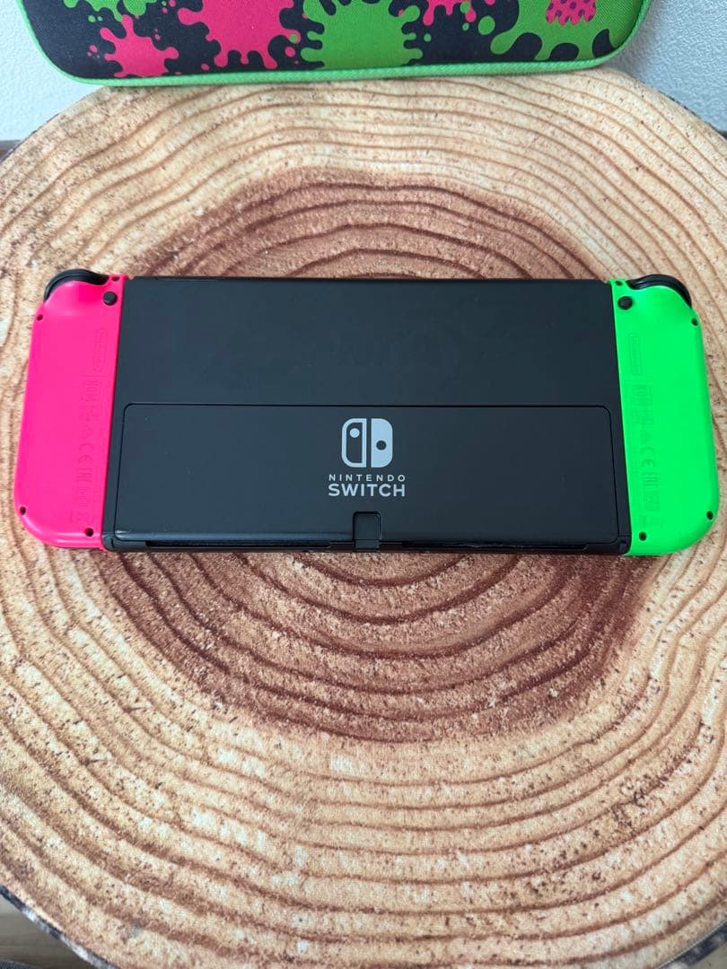 任天堂スイッチ Switch本体有機EL GRN/PNK箱無し - メルカリ