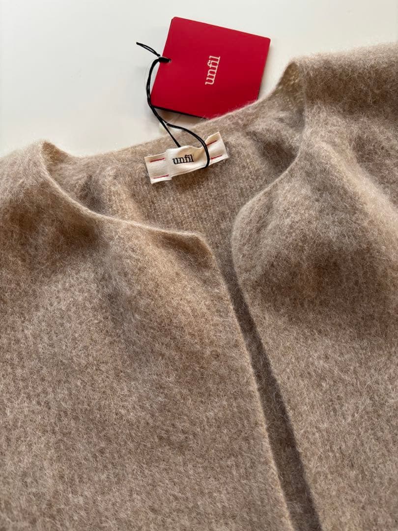 新品lunfil Bshop モヘヤショートカーディガン - トップスオンライン