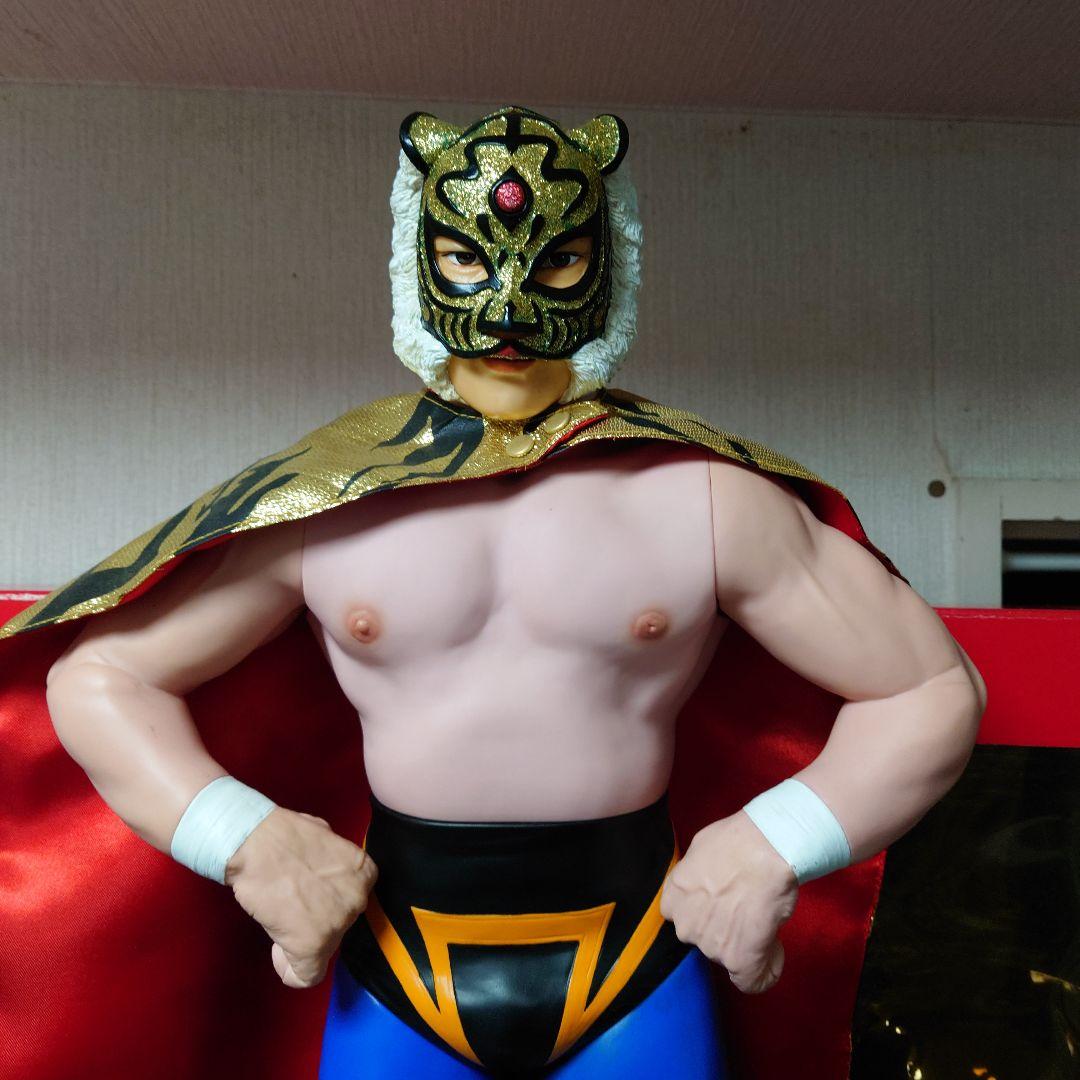 プロレス 初代タイガーマスクの約60cm特大フィギュア 限定200 - メルカリ