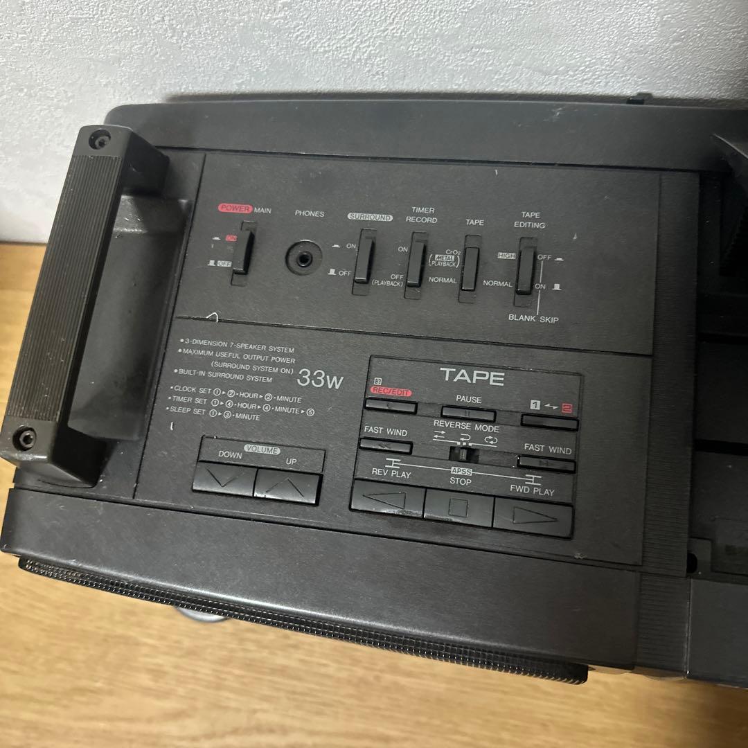 SHARP シャープ CDラジカセ QT-73CD-GY レトロ ジャンク品 - メルカリ