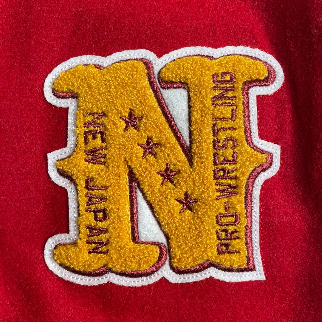 NJPW×SOUL スタジャン 新日本プロレス 別注モデル 袖革 - メルカリ