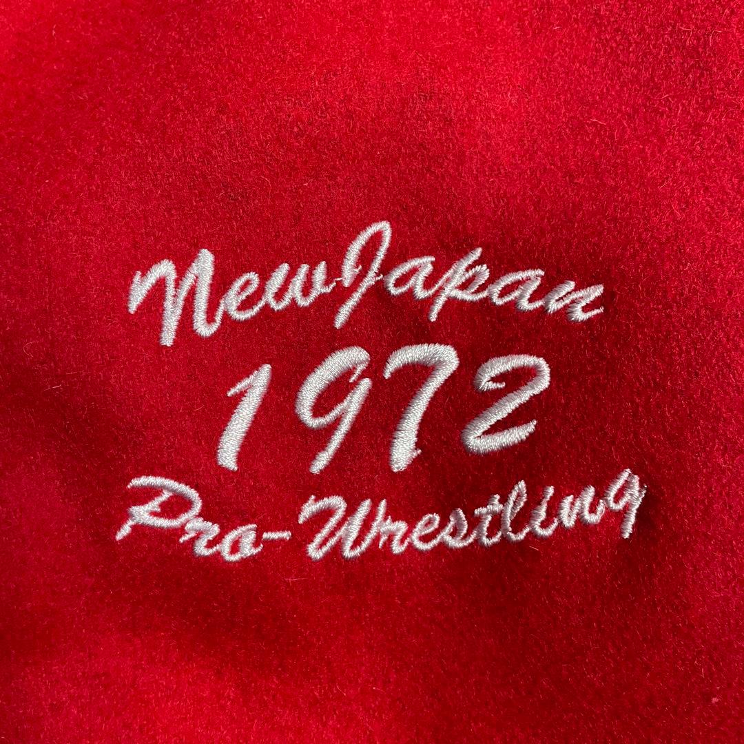 NJPW×SOUL スタジャン 新日本プロレス 別注モデル 袖革 - メルカリ