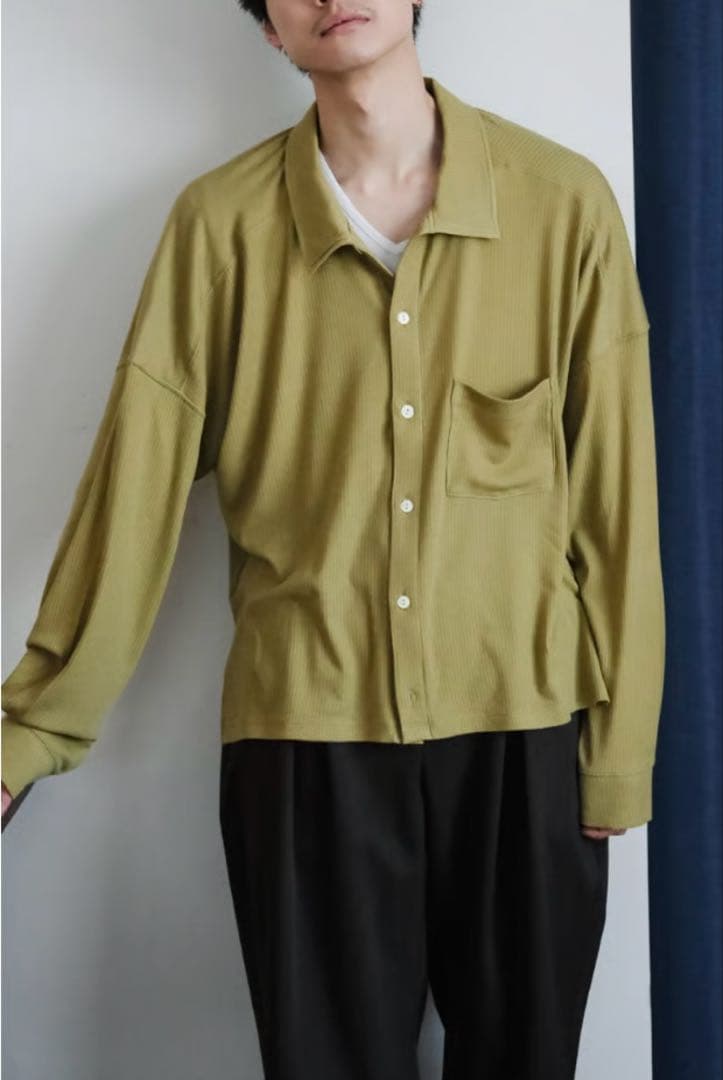 ancellm CAS/SIL KIMONO KNIT SHIRT ニットシャツ - メルカリ