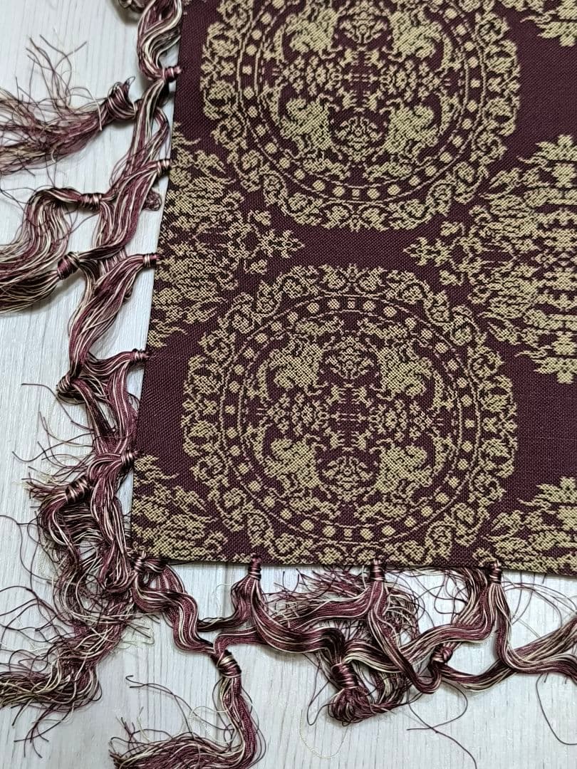 超希少116cm大判】龍村美術織物 非売品 大阪証券取引所記念 四天王狩猟文