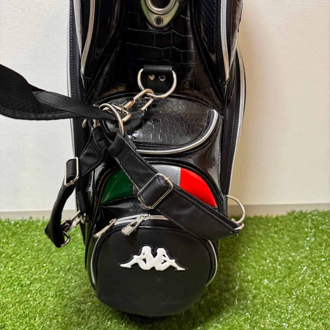Kappa カッパ キャディバッグ ゴルフバッグ イタリア 3点式 革製