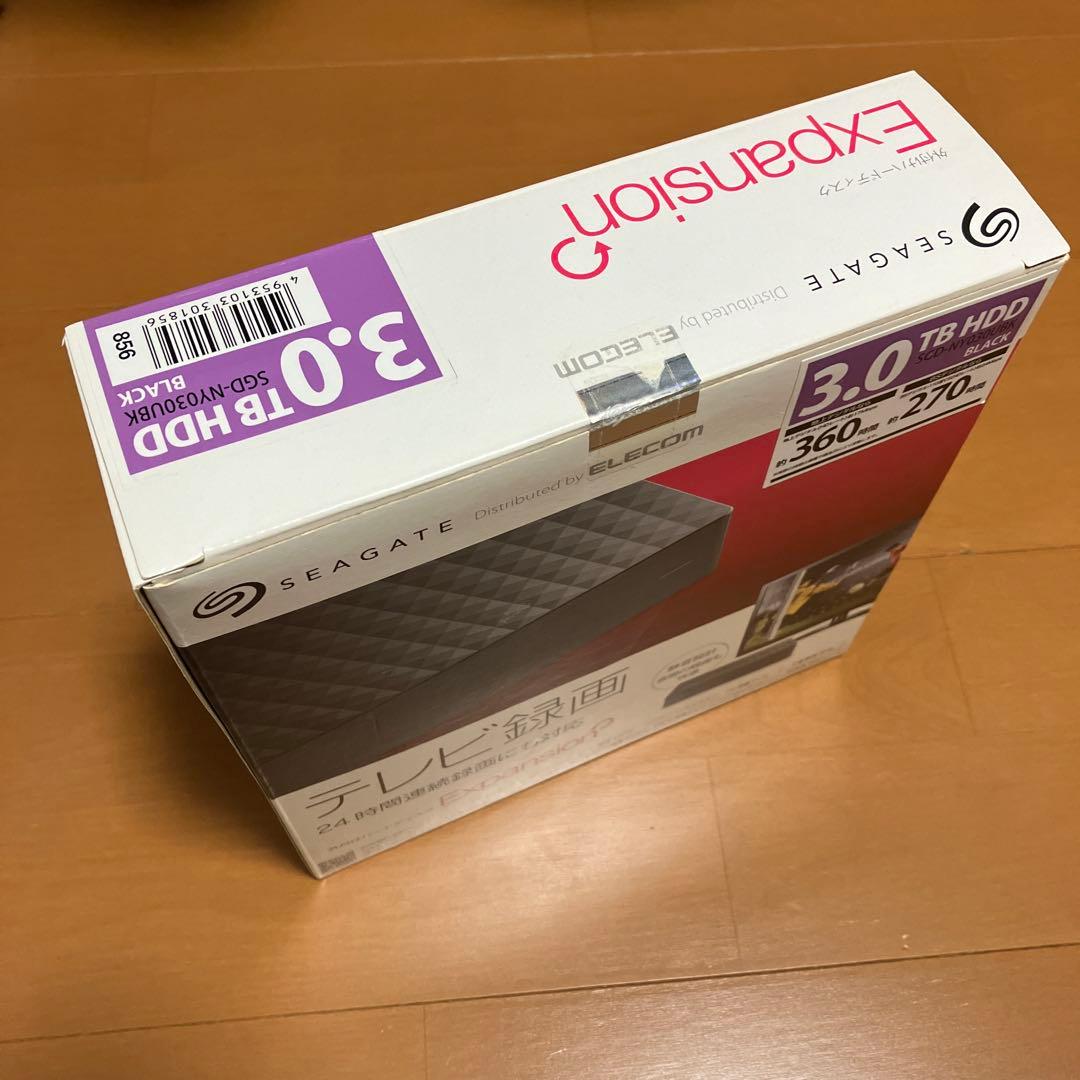 【新品】SEAGATE 3.0TB HDD SGD-NY030UBK ブラック