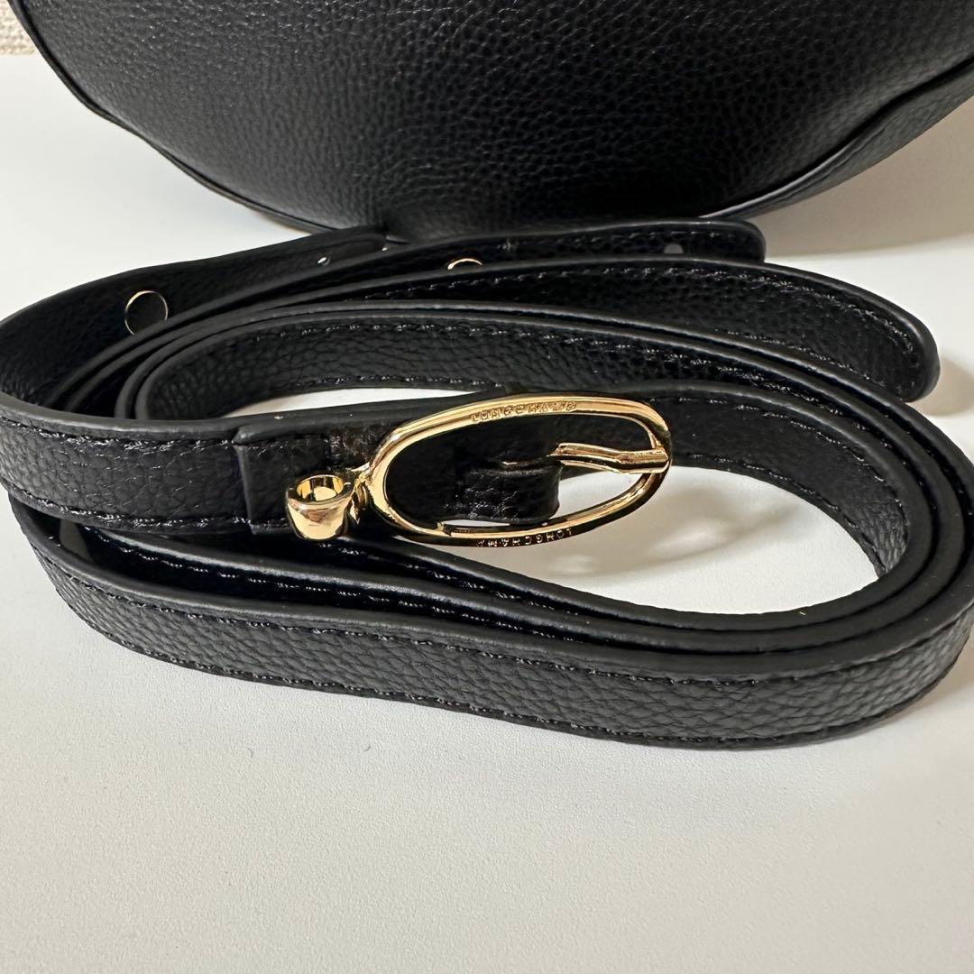 新品】ロンシャン LE FOULONN S ハンドバッグ 黒レザー肩掛け - メルカリ