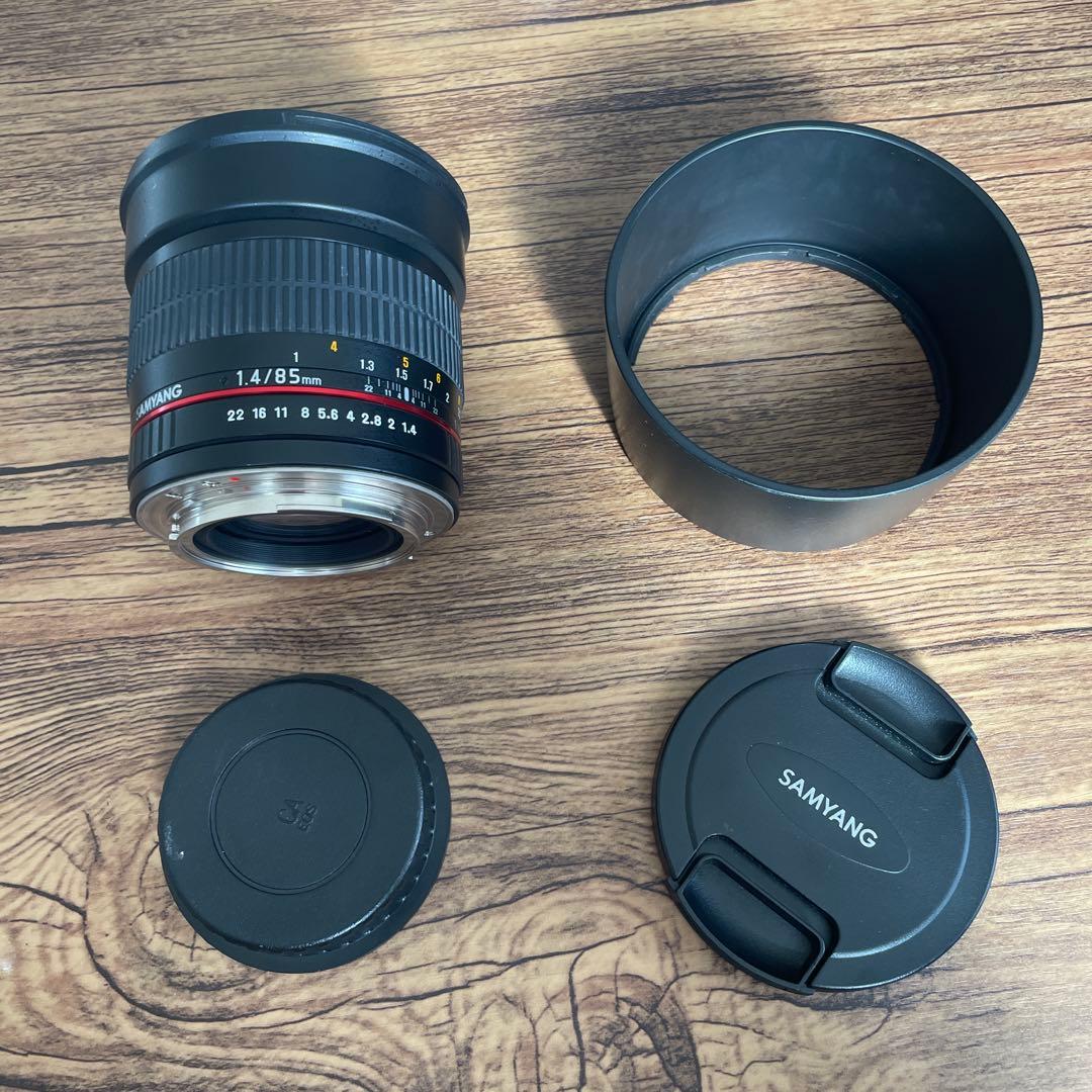 samyang サムヤン　85mm f1.4 canon EFマウント MF 85mm F1.4 MK2 High Speed Full Frame – Samyang US