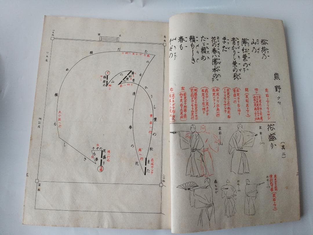 能 観世流 仕舞入門形附 謡曲 謡本 廿四世 観世左近 檜書店 です