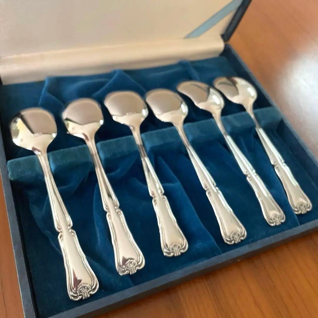 銀スプーン WAKO銀座和光 銀仕上げ デザートスプーン アイスクリーム