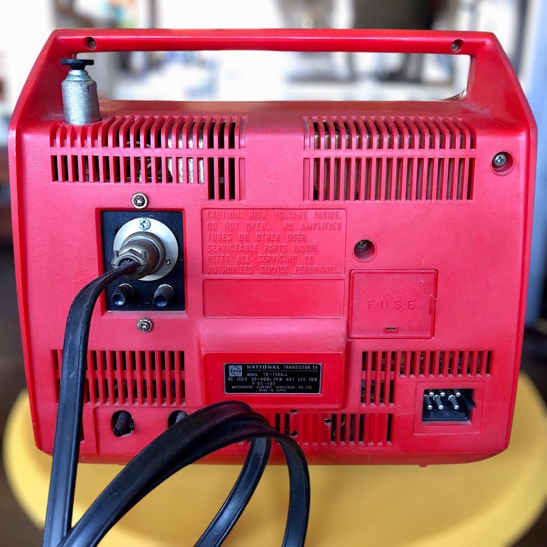 美品☆昭和レトロ☆ナショナル/トランジスタ－テレビ/ TR-710Aα｜