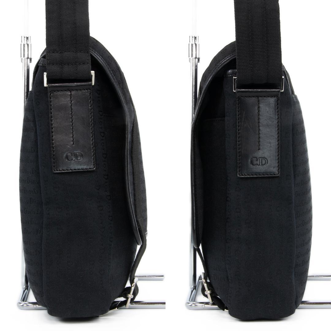本物 ディオール オム メッセンジャーバッグ メンズ 黒 Y2K 斜め掛け