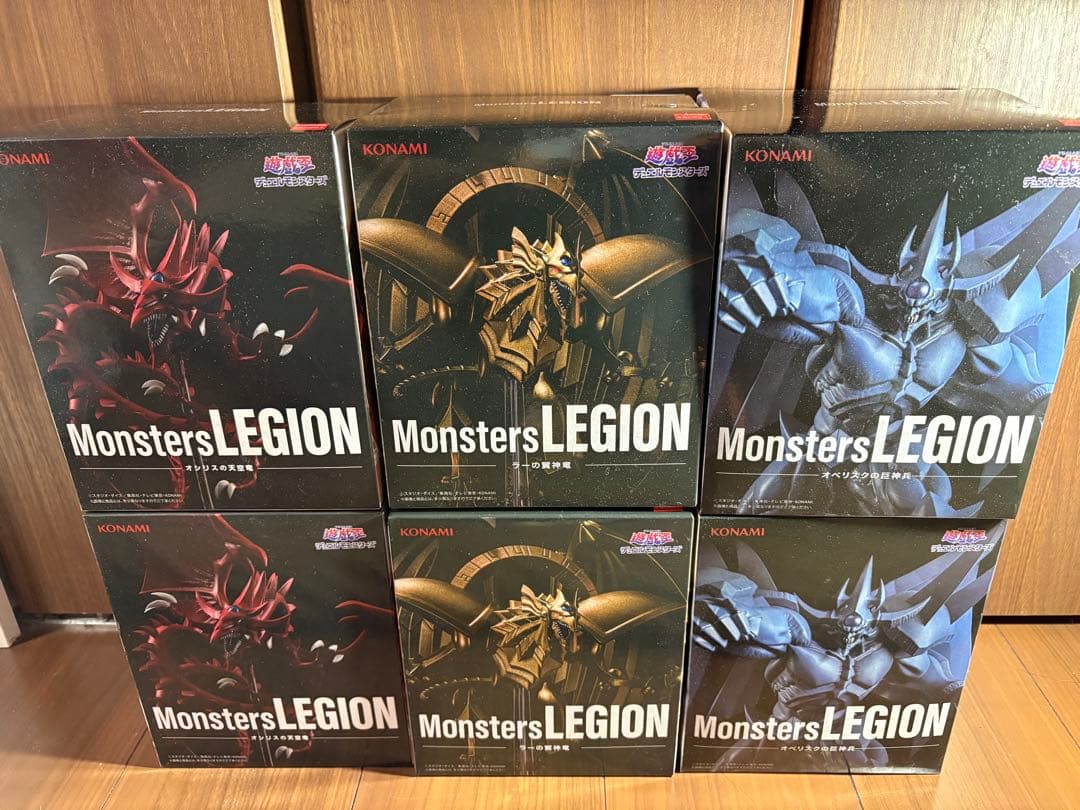 遊戯王 Monster LEGION 三幻神 フィギュア 6個セット - メルカリ