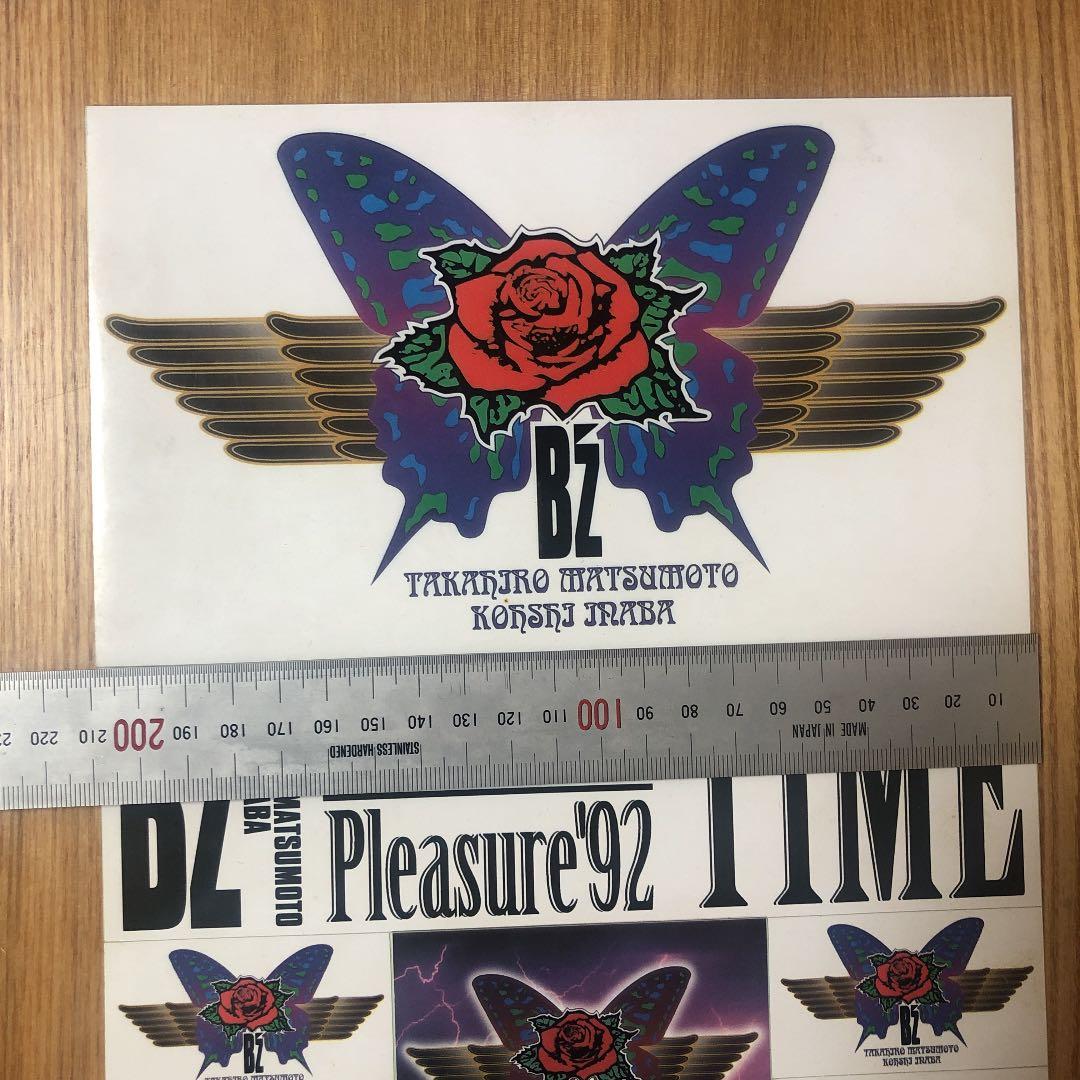 B'z LIVE-GYM Pleasure'92 TIME ステッカー - メルカリ