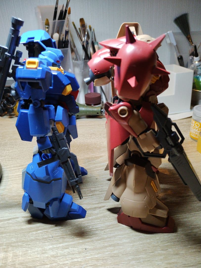 HG メッサー グスタフ・カール 組み立て済み＋ガルバルディβクリア