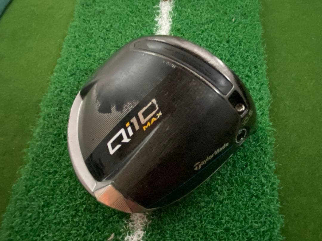 テーラーメイドQi10MAX ドライバーヘッド単品カバーレンチ付高慣性