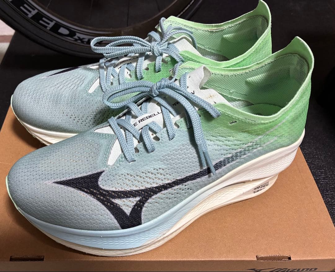 Mizuno ウエーブリベリオン PRO3 & LOW 27.5cm 2足セット